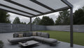 Terrassenüberdachung Aluminium mit Polycarbonat-Stegplatten